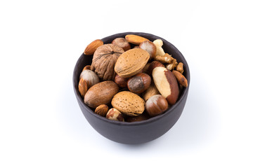 Nuts mix in bowl