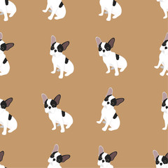 Obraz premium dog background seamless