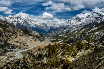 Fototapeta na wymiar Himalaya mountains, Nepal