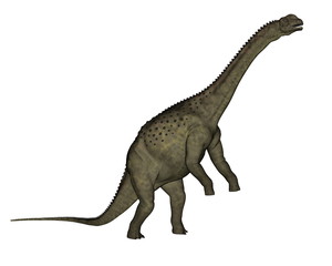 Obraz na płótnie Canvas Uberabatitan dinosaur - 3D render