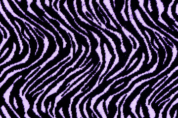 texture of fabric stripes tiger for background.