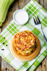 zucchini corn fritters