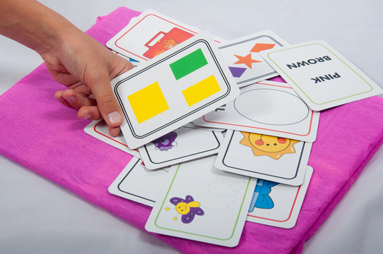 flash object cards in hand