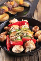 Chicken shish kebabs