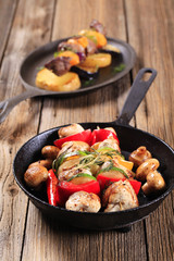 Chicken shish kebabs