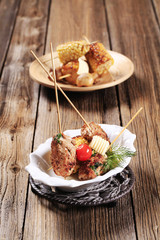 Minced meat kebabs