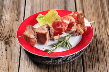 Pork souvlaki