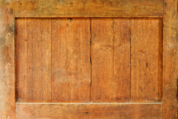 Old and vintage grunge hard wood wall frame