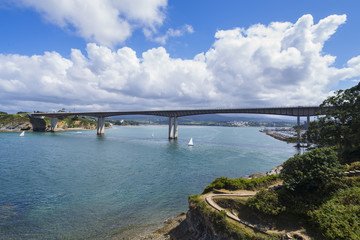 Puente de Ribadeo (Lugo, España).