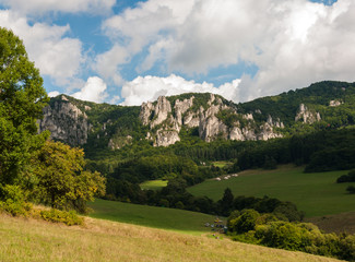 Fototapeta premium Mountains Sulovske skaly - Sulov, Hradna, Bytca, Slovakia