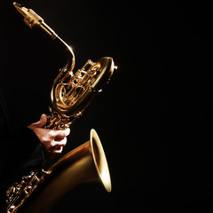 Saxophone Jazz Musical Instruments - obrazy, fototapety, plakaty