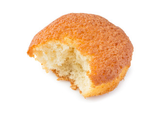 fresh bread on white background