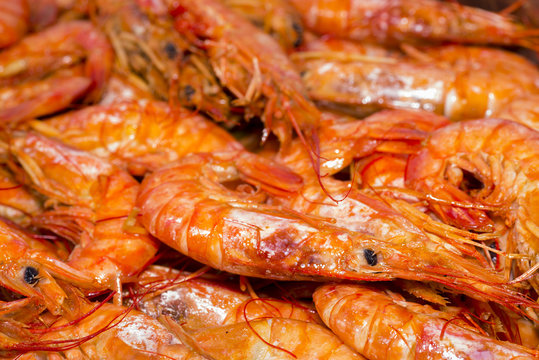 Langostinos al horno.