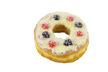  donut on white background
