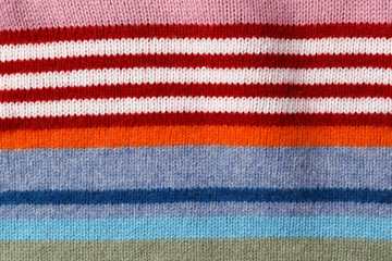 Knit wool fabric