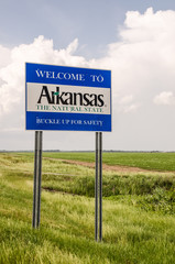 Arkansas Welcome Sign