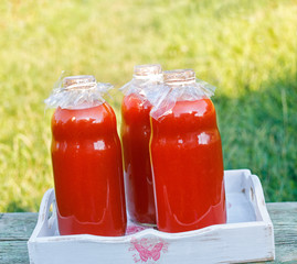homemade organic tomato juice