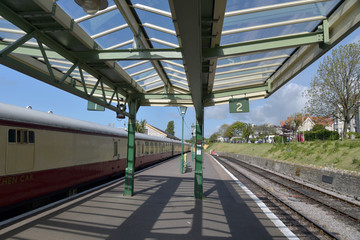 Obraz premium Railway station at Swanage, Dorset