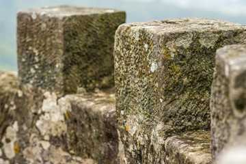 Zinnen einer Burg