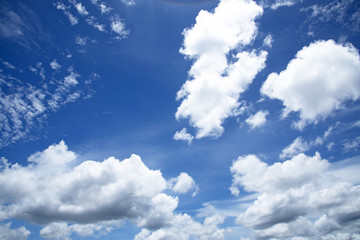 Fototapeta premium Bright blue sky and cloud