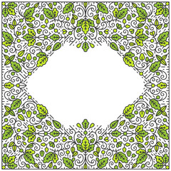 Ornamental line background