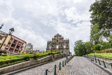 Ruins of St Paul's Cathedral in Macau