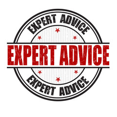 Fototapeta premium Expert advice stamp