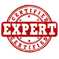 Expert certified stamp