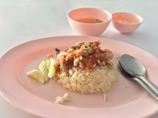 Hainanese chicken rice