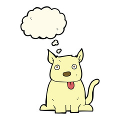 cartoon old squirt bottle with thought bubble