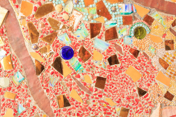 Background made of beautiful jewelry and chinaware