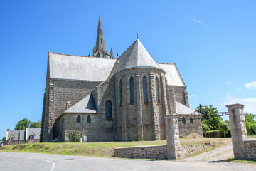 Eglise Notre Dame de saint Jacut de la mer, Côtes d'Armor, Bretagne, France 