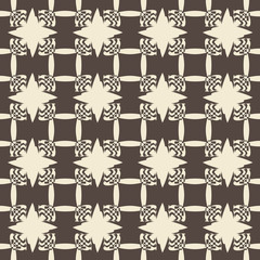 Geometric ornament seamless pattern.