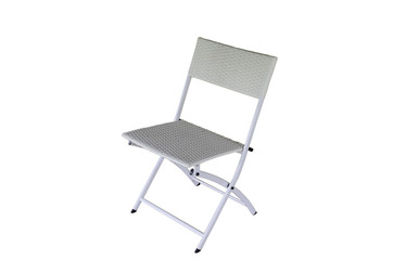 modern chair on white background with clipping path
