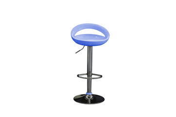 modern stool isolated on white with clipping path