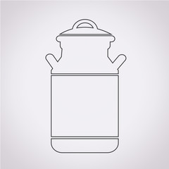 milk can icon