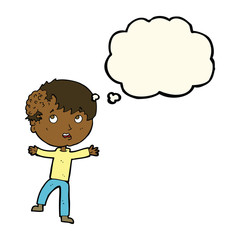 cartoon medical emergency with thought bubble