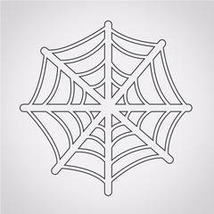 Fototapeta premium Spider web icon