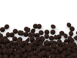 3d dark chocolate chips 