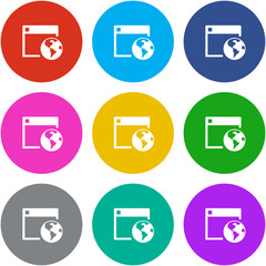 Flat Multicolor App Icon