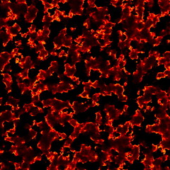 Flaking grunge texture. Red light effect. Art concept. Damage.