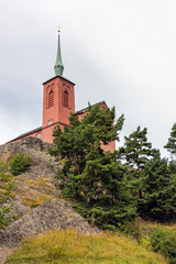 Fototapeta na wymiar Nynashamn Church, designed by Professor Lars Israel Wahlman, completed in 1930.