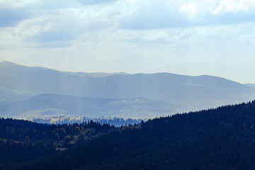Naklejka premium mountain landscape