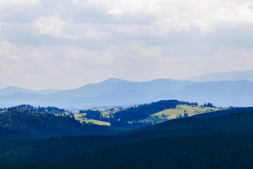Rural mountain landscape