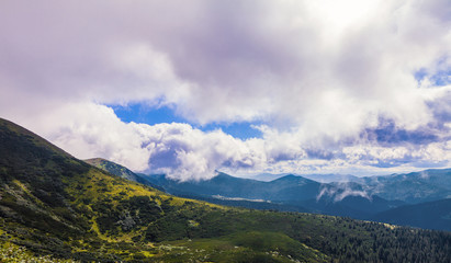 Montenegrin ridge in Carpathians