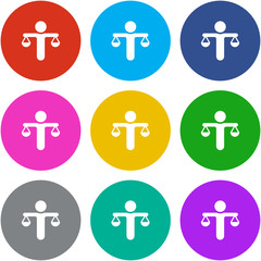 Flat Multicolor App Icon