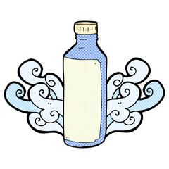 cartoon water bottle