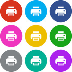 Flat Multicolor App Icon