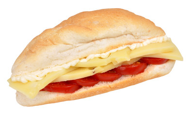Simple Cheese and Tomato Sandwich