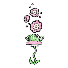 cartoon perfumed flower